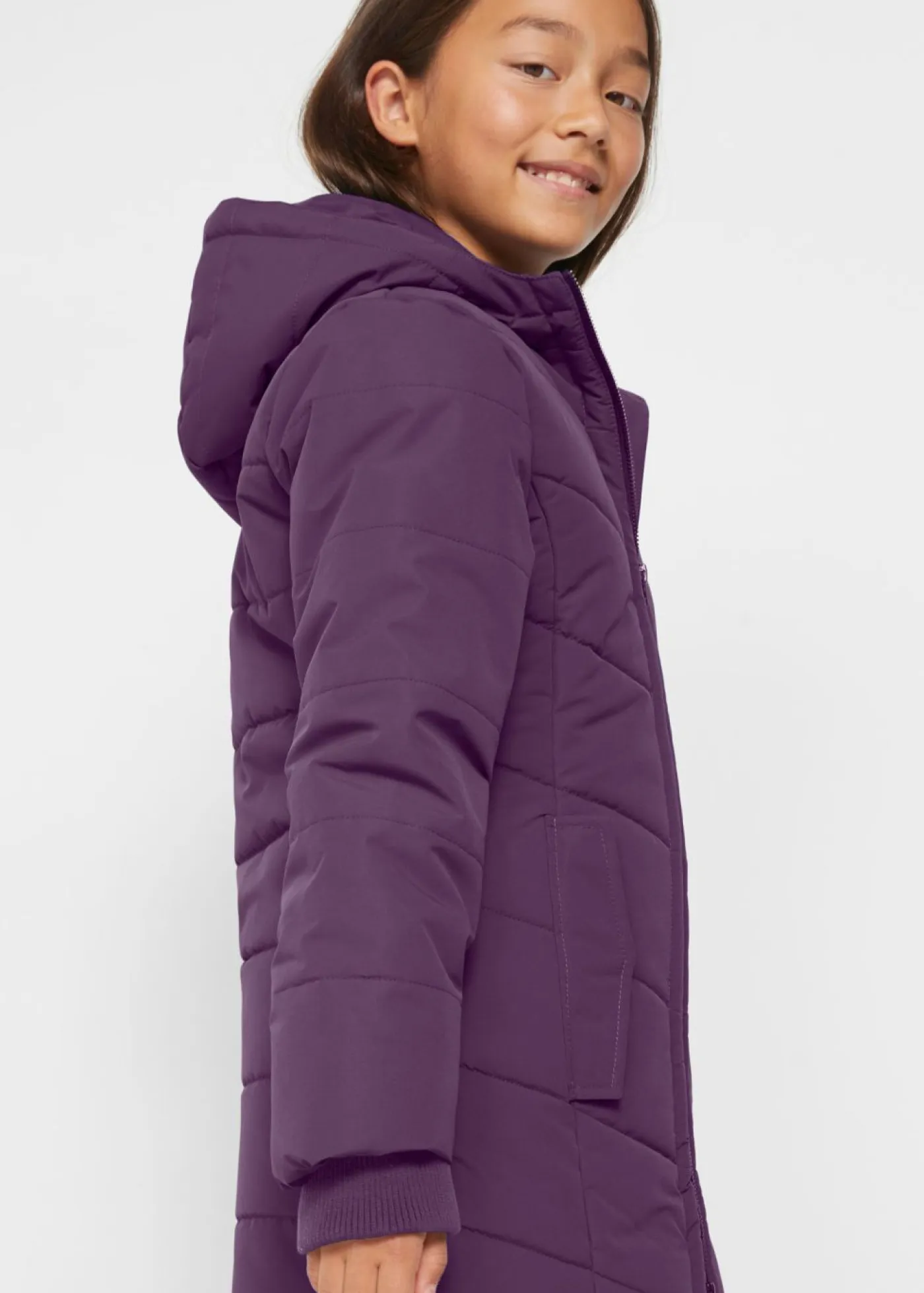 bonprix bonprix Ropa 9 A 16 Años·Chaquetas Y Outdoor>Parka de invierno impermeable con capucha Lila oscuro