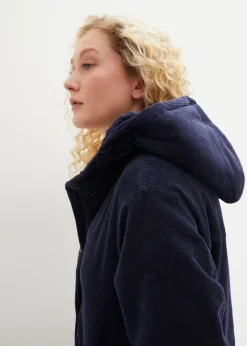 Mujer bonprix bonprix Parka de pana con forro suave