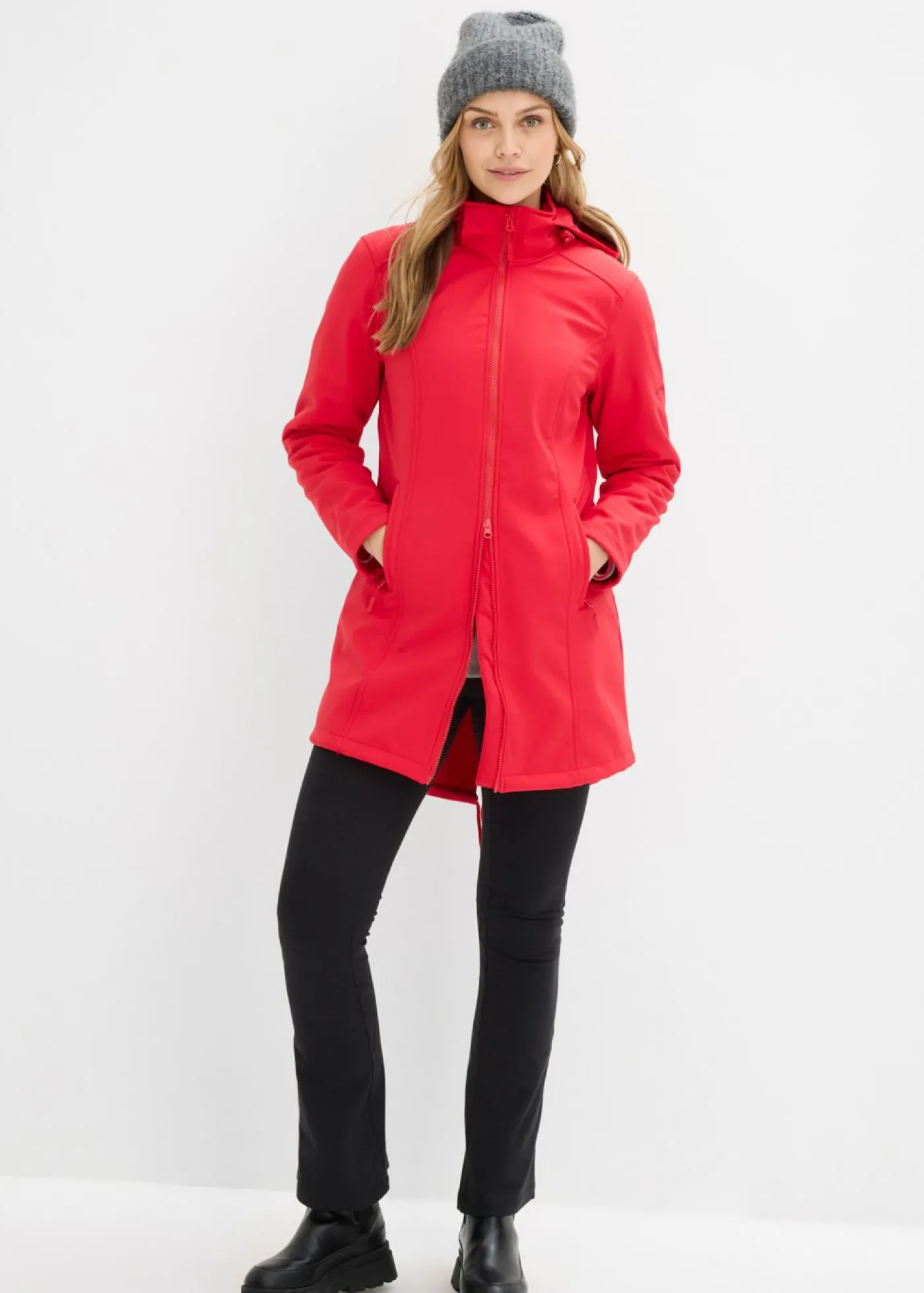 Mujer bonprix bonprix Parka de softshell repelente al agua