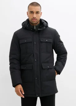 Hombre bonprix bonprix Parka funcional acolchada con prácticos bolsillos, impermeable