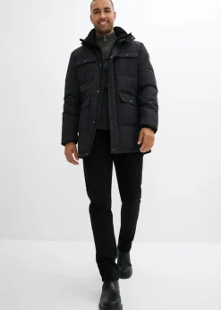 Hombre bonprix bonprix Parka funcional acolchada con prácticos bolsillos, impermeable