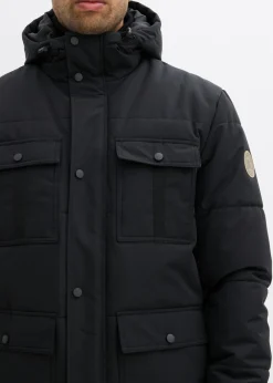 Hombre bonprix bonprix Parka funcional acolchada con prácticos bolsillos, impermeable
