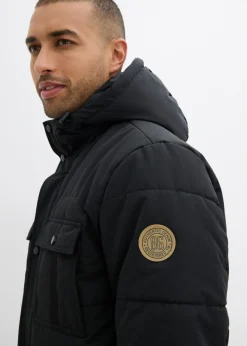 Hombre bonprix bonprix Parka funcional acolchada con prácticos bolsillos, impermeable