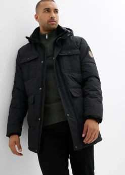 Hombre bonprix bonprix Parka funcional acolchada con prácticos bolsillos, impermeable