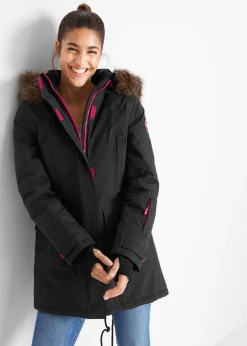 Mujer bonprix bonprix Parka funcional impermeable, guateada