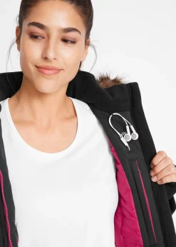 Mujer bonprix bonprix Parka funcional impermeable, guateada