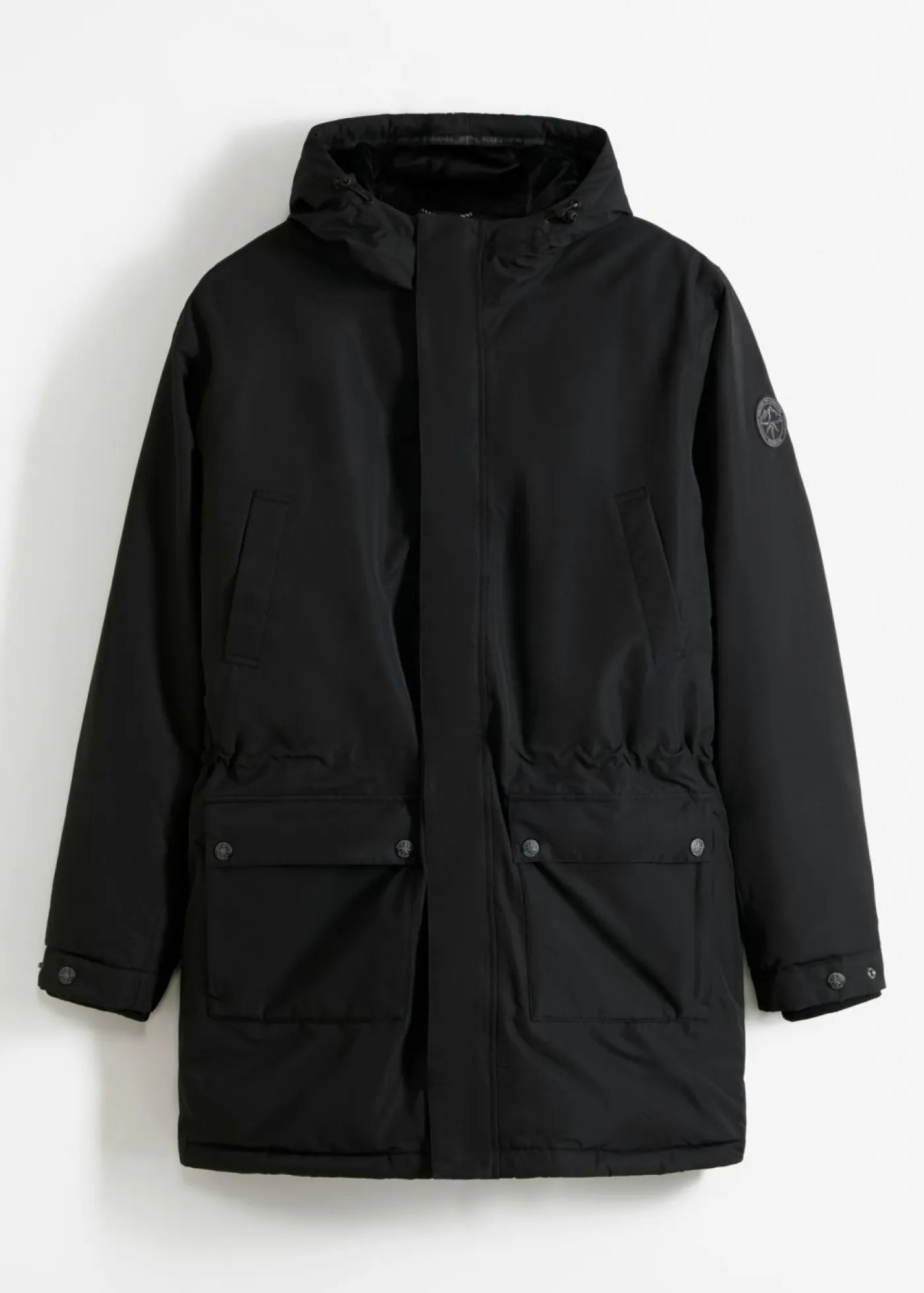 bonprix bonprix Chaquetas Y Abrigos·Chaquetas Impermeables|Chaquetas Y Abrigos·Chaquetas>Parka funcional impermeable con plumón auténtico para invierno Negro