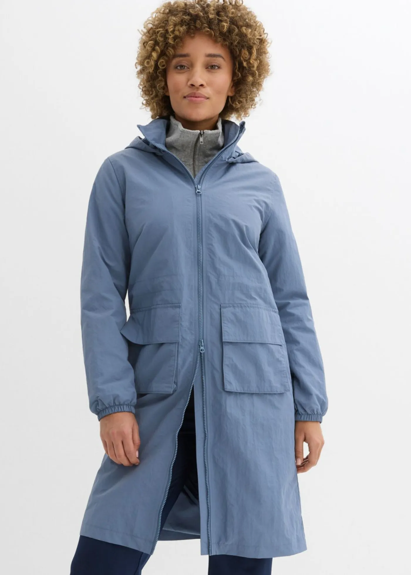 bonprix bonprix Chaquetas Y Abrigos|Novedades>Parka ligera repelente al agua Azul ahumado
