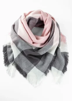 bonprix bonprix Bufandas Y Pañuelos>Pañuelo Gris-rosa-crema