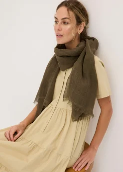 bonprix bonprix Bufandas Y Pañuelos|Premium>Pañuelo de lino veraniego verde pimiento