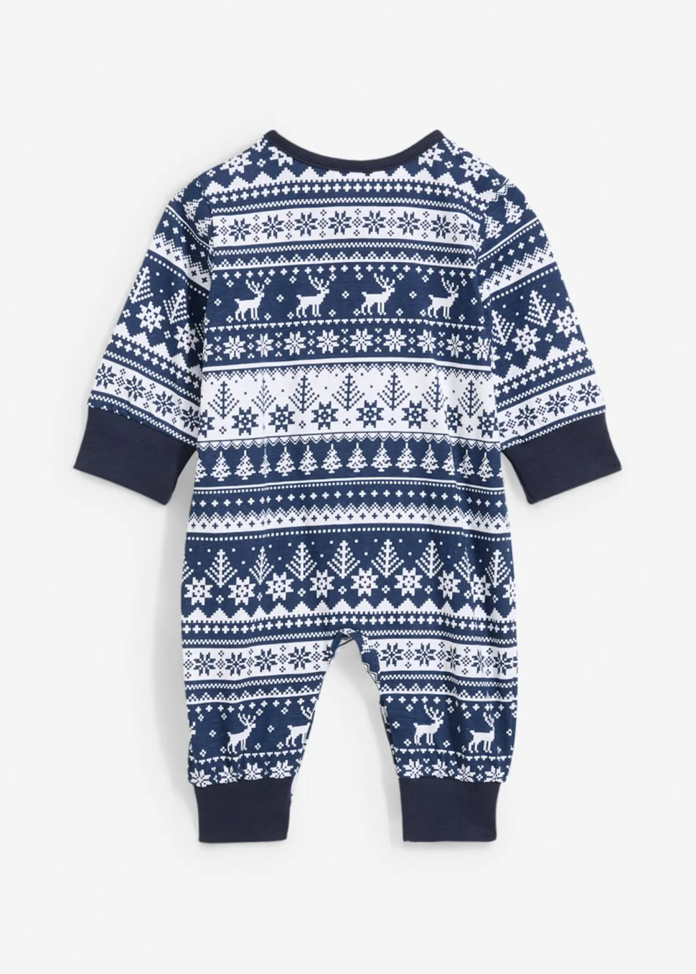 bonprix bonprix Algodón>Peleles cómodos de algodón orgánico puro azul almirante-blanco