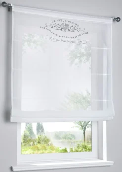 bonprix bonprix Estores Romanos>Persiana plisada Blanco-gris