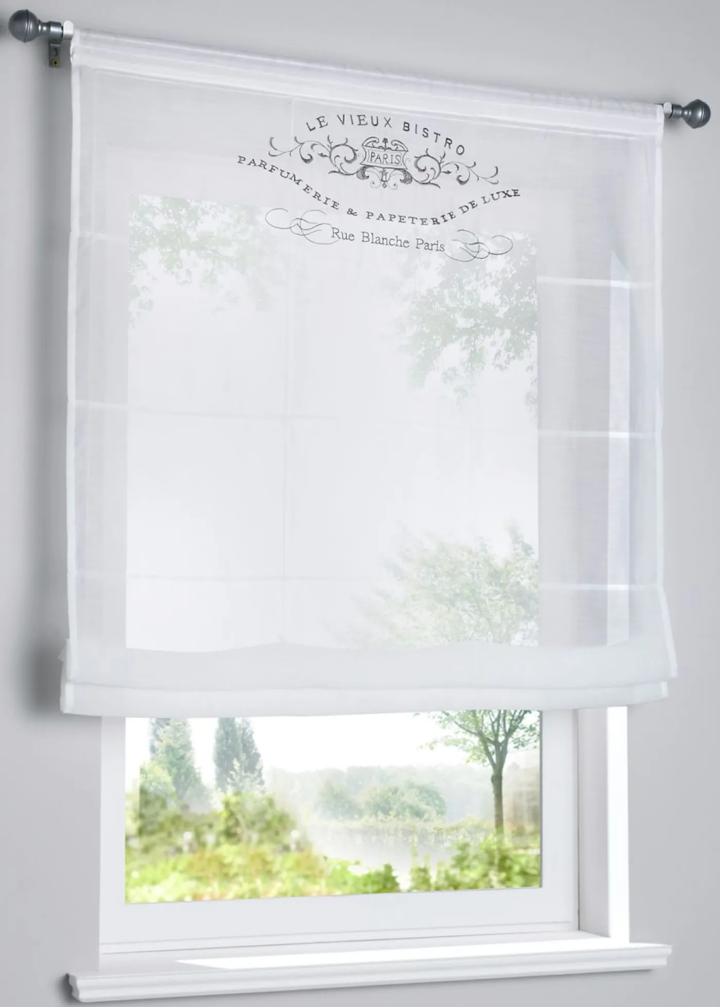 bonprix bonprix Estores Romanos>Persiana plisada Blanco-gris