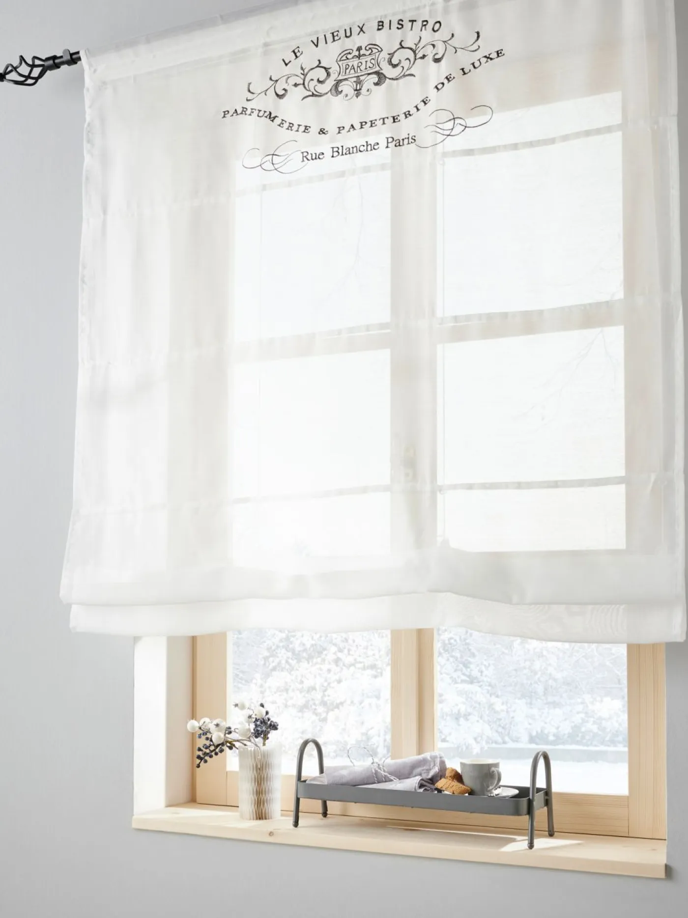 bonprix bonprix Estores Romanos>Persiana plisada Blanco-gris