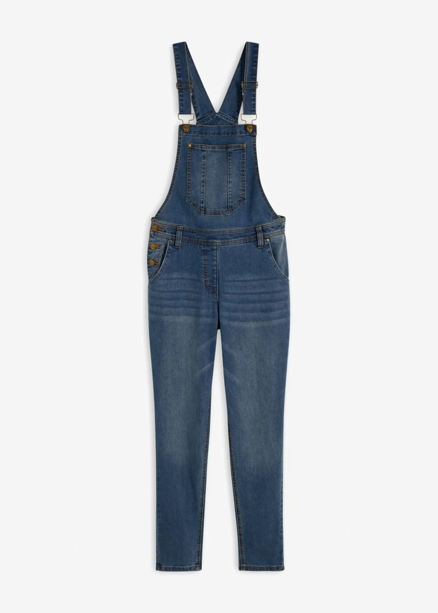 bonprix bonprix Vaqueros>Peto vaquero con ajuste boyfriend Denim