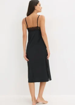 Mujer bonprix bonprix Picardías de satén con encaje delicado