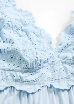 Mujer bonprix bonprix Picardías de viscosa con un bonito bordado calado