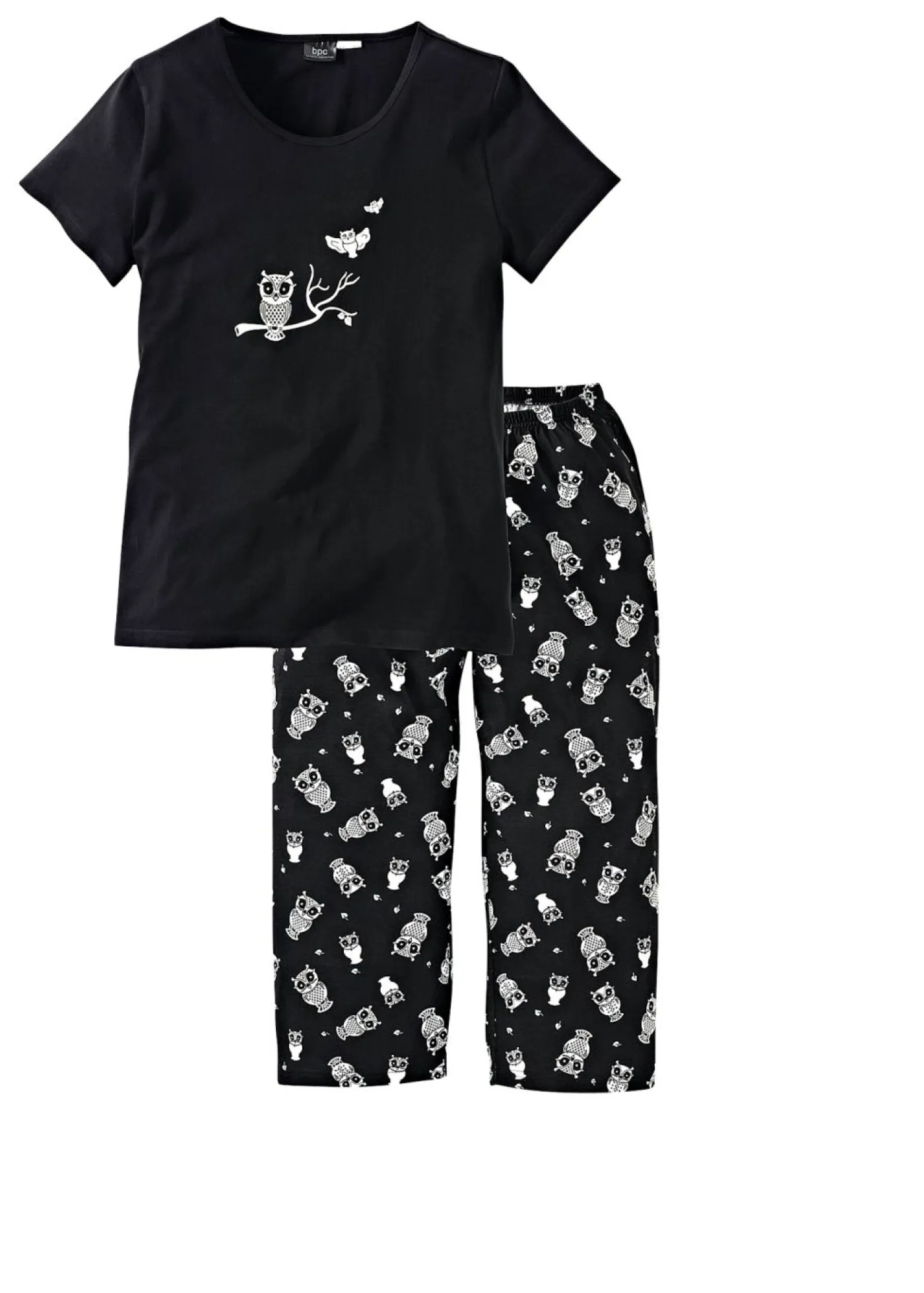 Mujer bonprix bonprix Pijama capri con mangas cortas