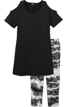 Mujer bonprix bonprix Pijama capri con mangas cortas