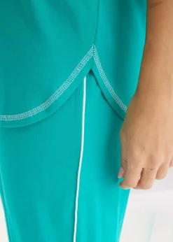 Mujer bonprix bonprix Pijama capri de algodón orgánico puro