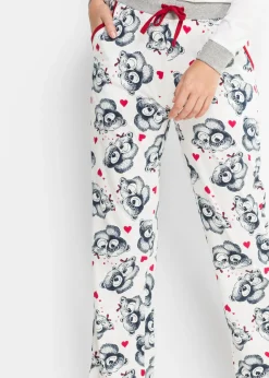 Mujer bonprix bonprix Pijama con aplicación de franela
