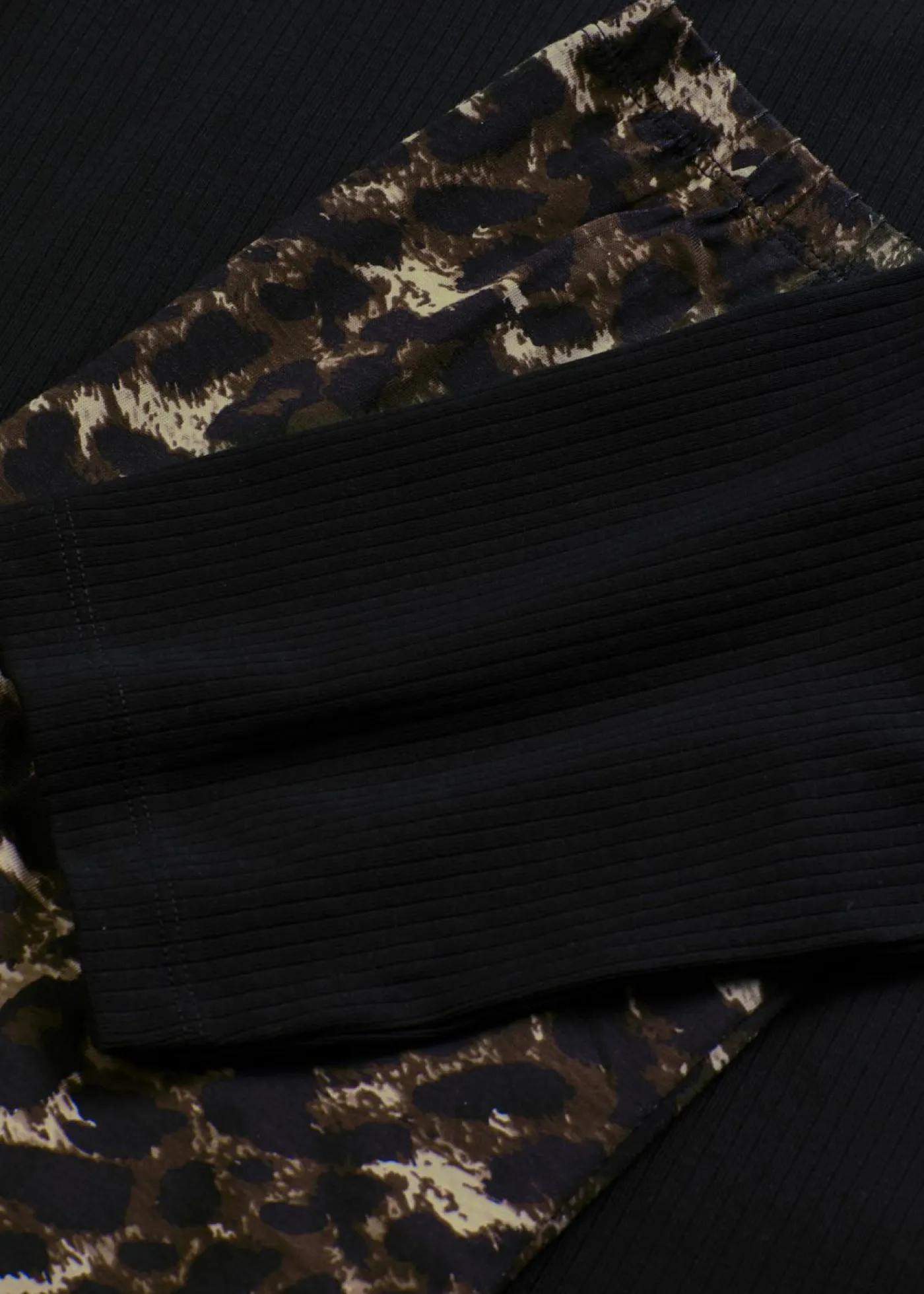 Mujer bonprix bonprix Pijama con camiseta de canalé y pantalón ancho