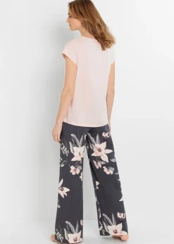 Mujer bonprix bonprix Pijama con pantalón ancho