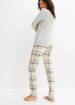 Mujer bonprix bonprix Pijama con pantalón de franela