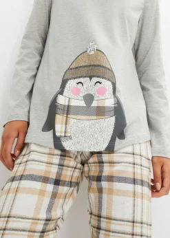 Mujer bonprix bonprix Pijama con pantalón de franela