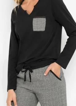 Mujer bonprix bonprix Pijama con pantalón de franela