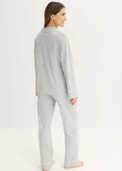 Mujer bonprix bonprix Pijama con viscosa y botones