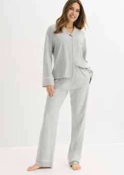Mujer bonprix bonprix Pijama con viscosa y botones