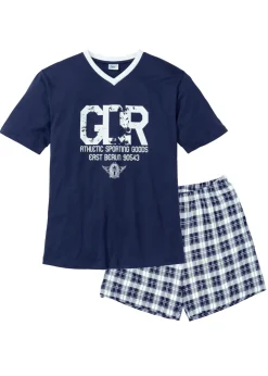 bonprix bonprix Pijamas|Ropa Interior·Pijamas>Pijama corto Azul marino-blanco