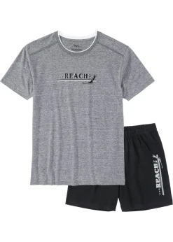 Hombre bonprix bonprix Pijama corto con algodón suave