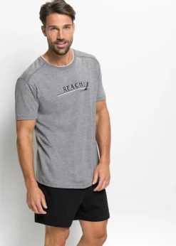 Hombre bonprix bonprix Pijama corto con algodón suave