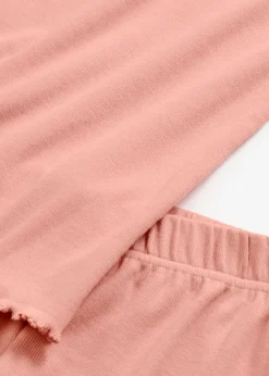 Mujer bonprix bonprix Pijama corto con delicado ribete de encaje