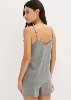 Mujer bonprix bonprix Pijama corto con encaje fino