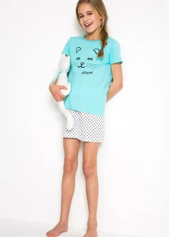 Niños bonprix bonprix Pijama corto de algodón orgánico puro (2 piezas)