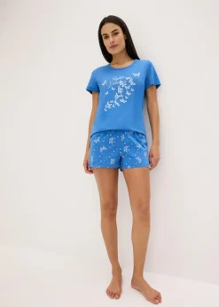 Mujer bonprix bonprix Pijama corto de algodón puro