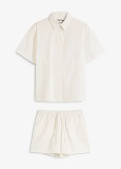 Mujer bonprix bonprix Pijama corto de algodón puro