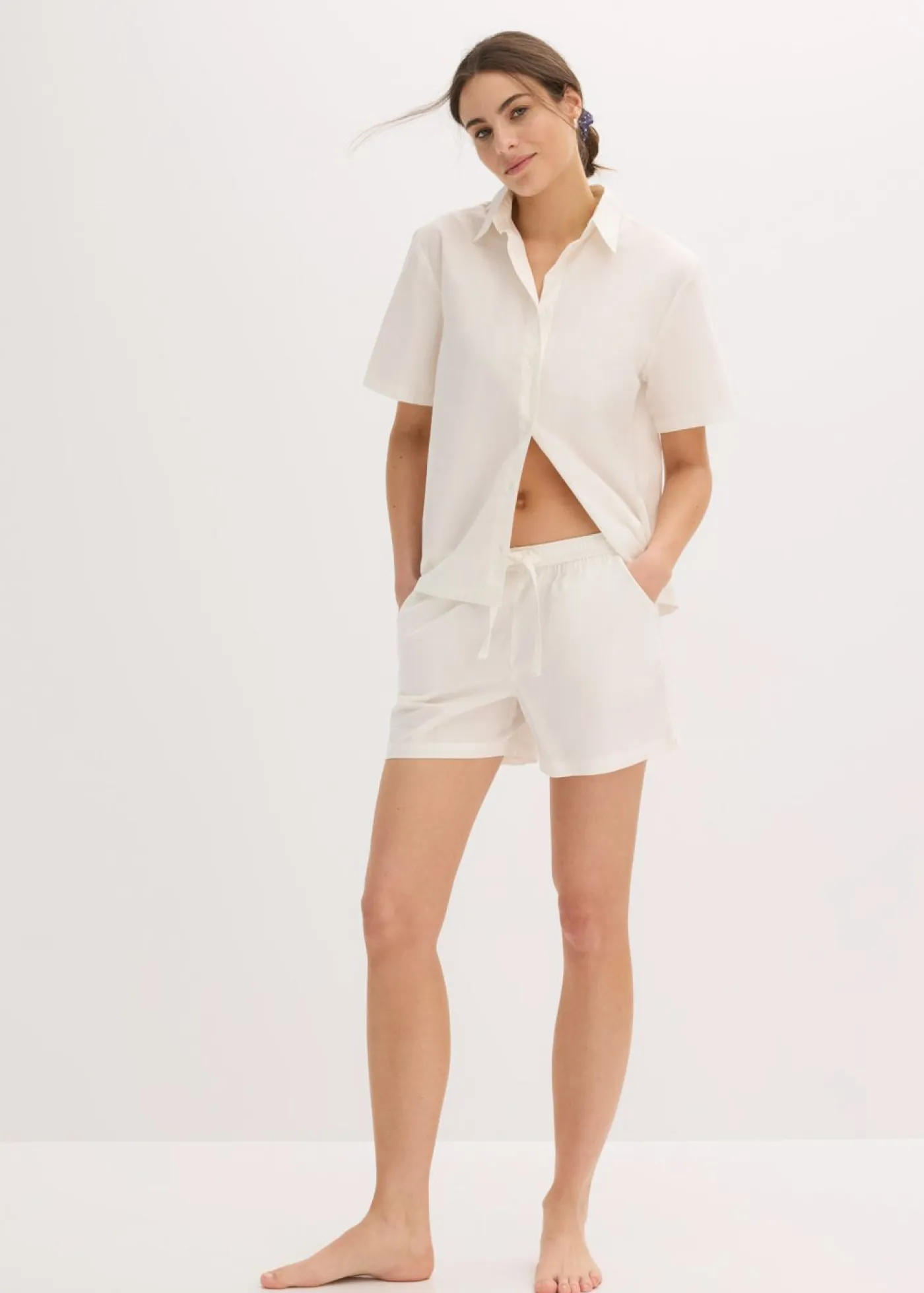 Mujer bonprix bonprix Pijama corto de algodón puro