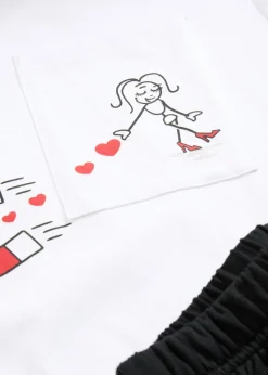 Hombre bonprix bonprix Pijama corto de algodón suave