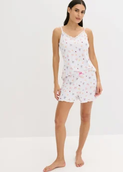 Mujer bonprix bonprix Pijama corto de canalé