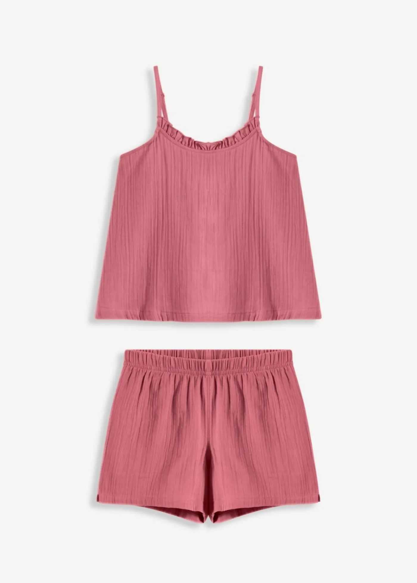 Mujer bonprix bonprix Pijama corto de muselina suave y tirantes finos