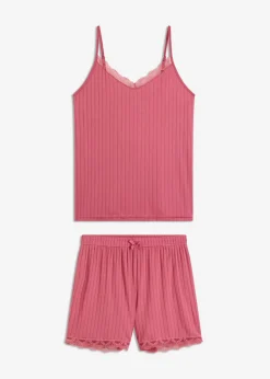 Mujer bonprix bonprix Pijama corto de pointelle suave