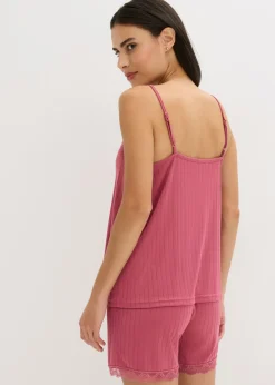 Mujer bonprix bonprix Pijama corto de pointelle suave