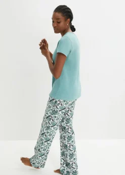 Mujer bonprix bonprix Pijama de algodón puro (3 piezas)