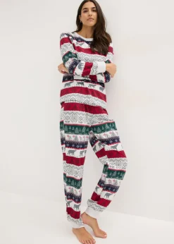 Mujer bonprix bonprix Pijama de algodón suave con bolsa de regalo