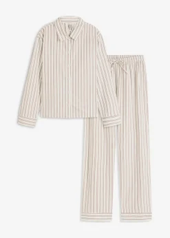 Mujer bonprix bonprix Pijama de algodón tejido con corte holgado