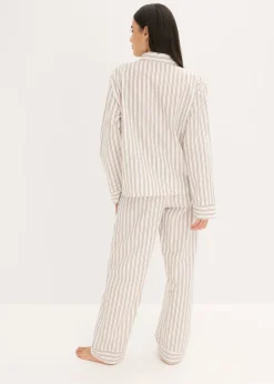 Mujer bonprix bonprix Pijama de algodón tejido con corte holgado